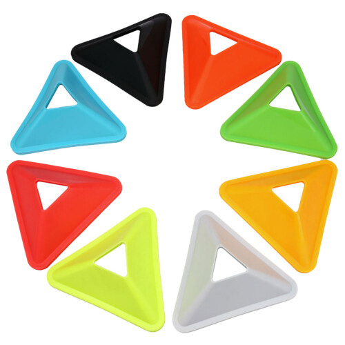 16 Pcs Portable Soccer Cones Multi-Function Agility Disc Cones 1