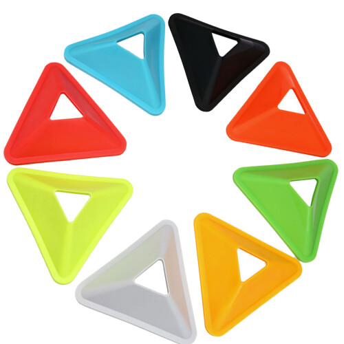 16 Pcs Portable Soccer Cones Multi-Function Agility Disc Cones 2