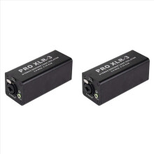 PRO XLR-3 Stereo Jordsløjfeisolator 3.5 6.35 XLR Lyd til PC