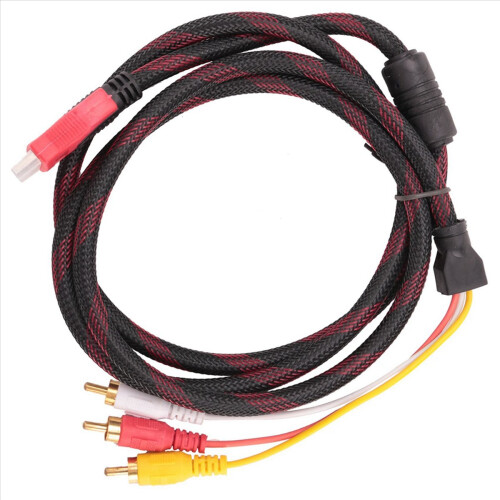 Cablu convertor component audio AV de 1,5 m la 3,0 m pentru HDTV 1