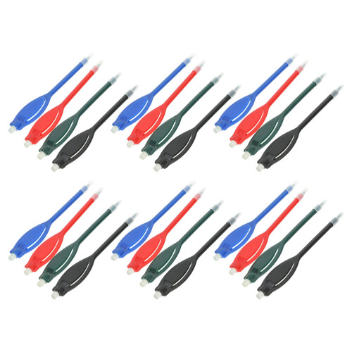 48 Pcs Plastic Golf Pencils With Eraser Clips For Scoring And Drawing 2