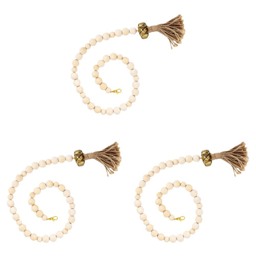 3Pcs Weaving Doorbell Chain For Dogs 1