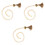 3Pcs Weaving Doorbell Chain For Dogs 3