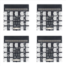 Placă de distribuție cu 17 porturi și 6 pini, modul de alimentare cu afișaj LED, adaptor server