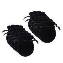 40 Pcs Gourd Jewelry Bag Flannel Drawstring Pouch For Rings Earrings