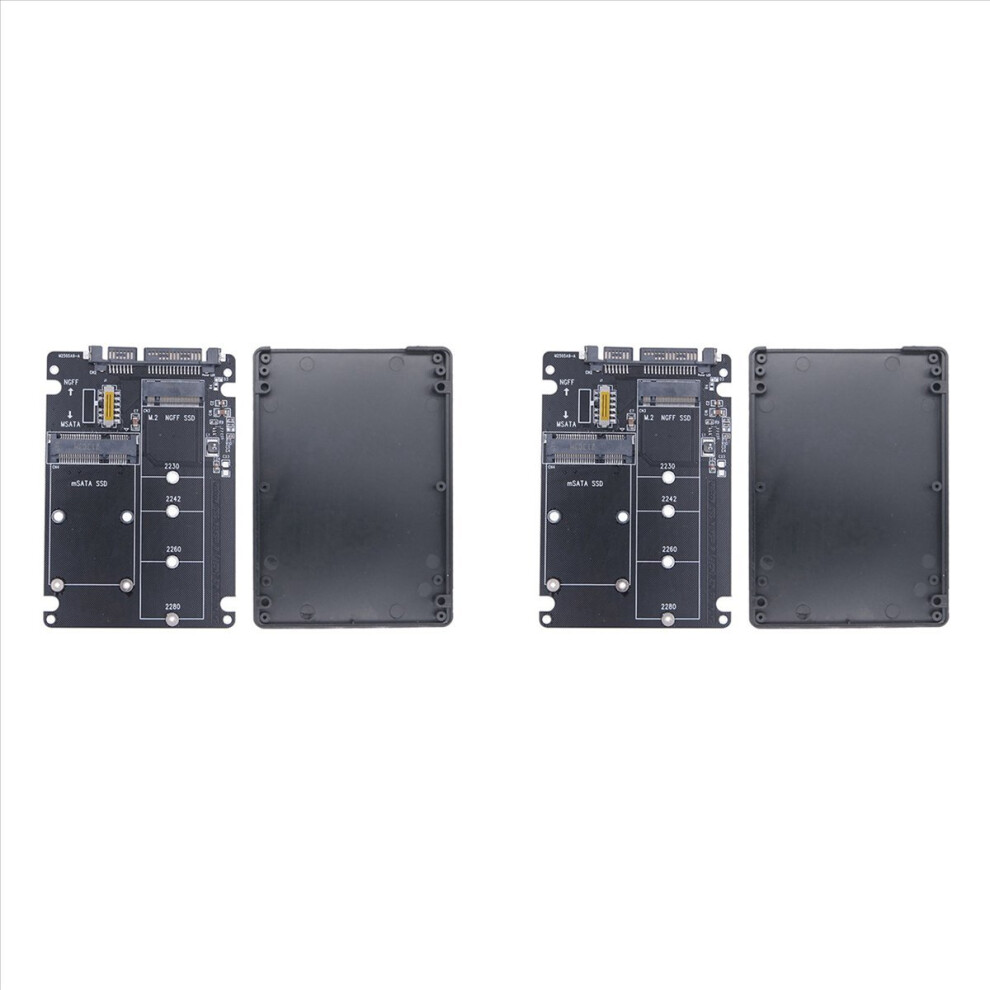 M.2 Ngff Msata Ssd To Sata 3.0 2 In 1 Converter Card Ssd Adapter Card 4712746138676