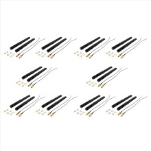 Dual Band WiFi 2.4GHz Male Antenna & 20cm Female Pigtail Cable 2-Pack