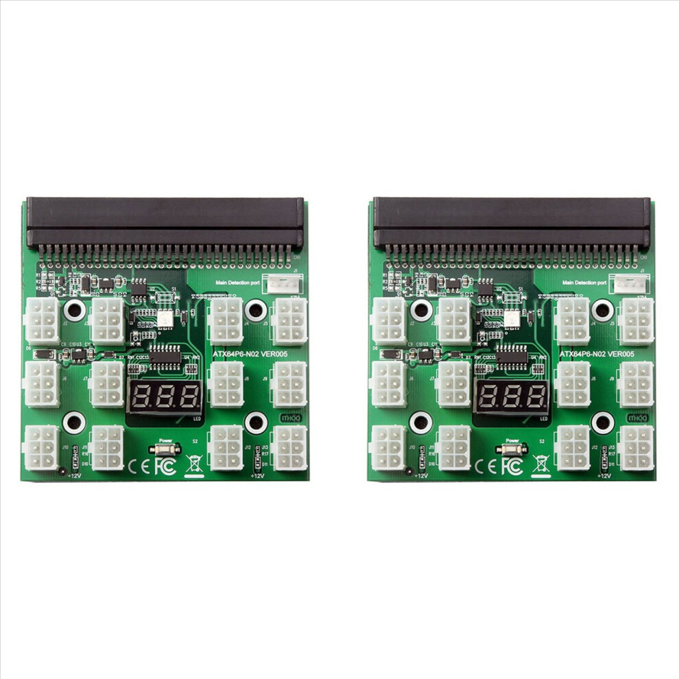 Breakout Board For 1200W 750W Psu Gpu Miner Mining Btc Eth 4712767600664