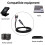 Stereo Audio Cable Amplifier Mixing Plug AV Cable 2M 1