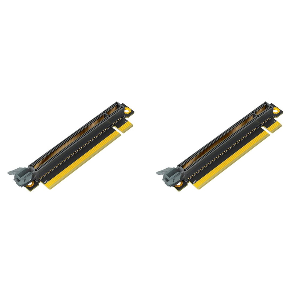 Pci-E 16X 3.0 90 Degree Reverse Male To Female Riser Card For 1U Black 4853702873788