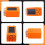 Lot de 16 cache-bornes de batterie 280 Ah, isolants 5