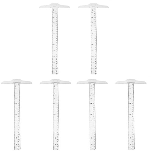3 Pieces T-Shaped Ruler Drawing Student Multi Functional Measuring 1