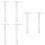 3 Pieces T-Shaped Ruler Drawing Student Multi Functional Measuring 7