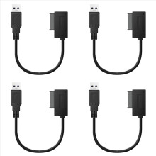 Adaptador USB para PC 6+7P CD DVD ROM Cable de unidad de 13 pines para portátil