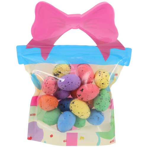 4Pcs 1 Bag Easter Egg Toy Stuffers Mini Foam Eggs For Diy Crafts Decor
