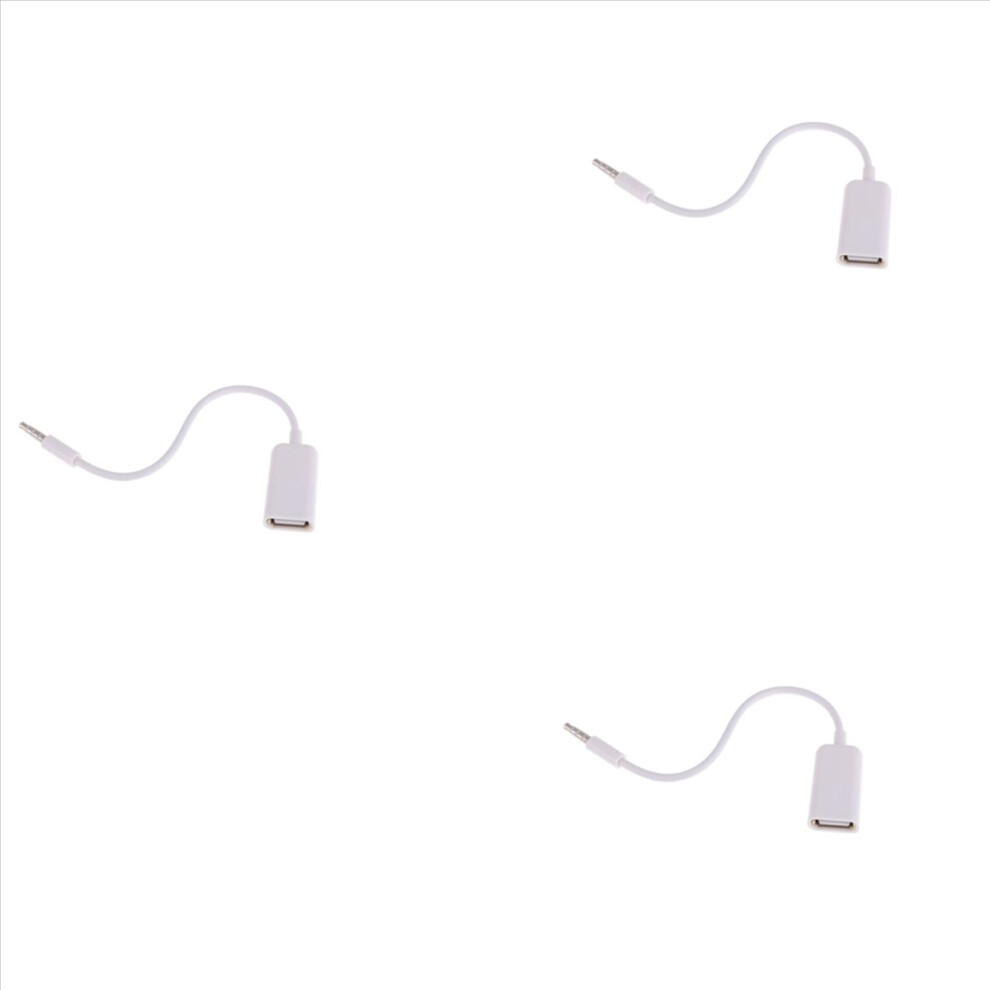 Usb Female To Aux 3.5Mm Male Jack Plug Audio Converter Cable 4851431263030