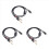 USB C til dobbelt 6,35 mm lydkabel type C til dobbelt 6,35 mm, 1 meter 1