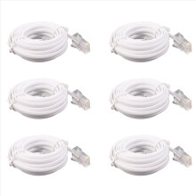 RJ11 6P4C till RJ45 8P4C modulär telefoninternetförlängningskabel 3 meter
