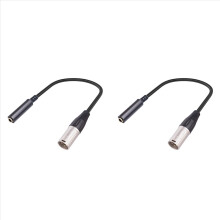 XLR Male to 1/4 inch Female Cable,3 Pin Male to 6.35mm Audio Cord