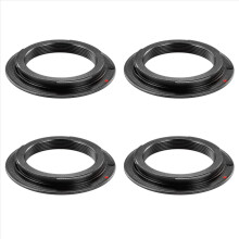 Schwarz Metall-Objektiv Montageadapter fuer M42-Objektiv