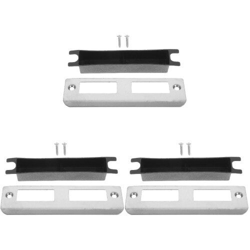 3 Pcs Deadbolt Installation Door Lock Hole Cover Plate 1