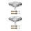 2 Pack Ceiling Rose Hook Plate Canopy For Light Chandelier Silver 3
