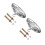 2 Pack Ceiling Rose Hook Plate Canopy For Light Chandelier Silver 2