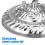 2 Pack Ceiling Rose Hook Plate Canopy For Light Chandelier Silver 10