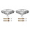 2 Pack Ceiling Rose Hook Plate Canopy For Light Chandelier Silver 8