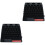 2 Pcs Multifunctional Space Saving Drill Milling Cutter Storage Box Black 3