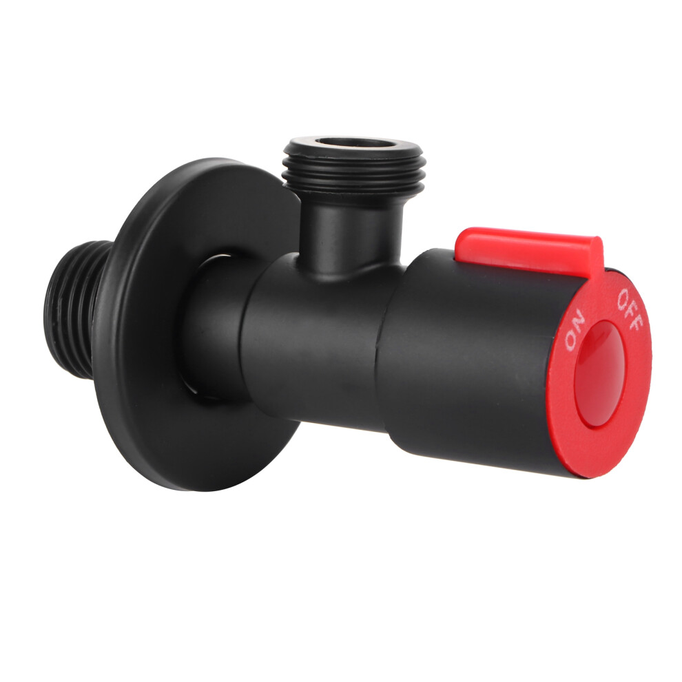 (Single Hot) G1/2 Thread Angle Valve Stainless Steel Water Stop Valve Single Hot 685922935571