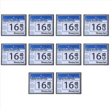 Professionelt 16GB Compact Flash-hukommelseskort (hvidt og blåt)