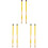 3 Pairs Bamboo Durable Drum Brushes Percussion Sticks 2