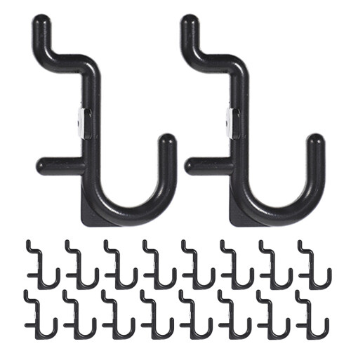 60 Pcs Garage Pegboard Hooks For Hanging Tools