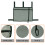 Walker Bag with Cup Holder Large Capacity Hands Free Storage 4