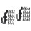 60 Pcs Garage Pegboard Hooks For Hanging Tools 6