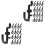 60 Pcs Garage Pegboard Hooks For Hanging Tools 5