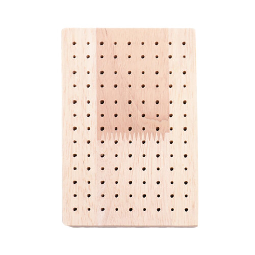 3Pcs Ultralight Clay Wood Socket Display Holder (Rectangle)
