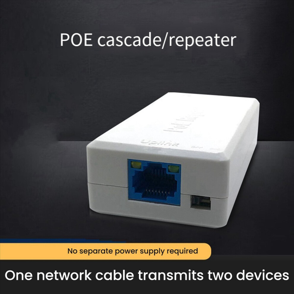 Poe Repeater 10/100Mbps 1 To 2 Poe Extender With Ieee802.3af/At 48V 4712746149115