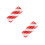 2Pcs Foam Wall Corner Guard Red White Edge Protector For Garage 7