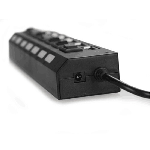 USB4 port 2 Splitter with switch HUB 4-hole switch 1