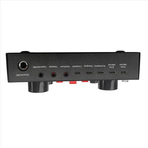 Microfon V8S, mixer extern reîncărcabil prin USB 2