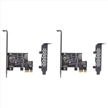 PCI-E 1X till USB 3.2 GEN1 5 Gbps typ-E A-nyckel expansionskort (ASM1042A)