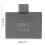 USB C han til dobbelt USB C hun splitter konverteradapter 4