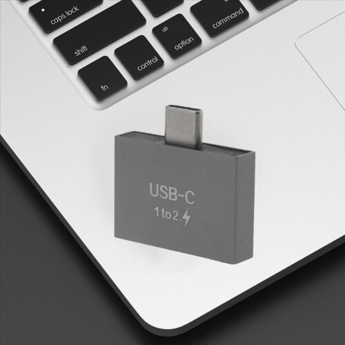 USB C han til dobbelt USB C hun splitter konverteradapter 2