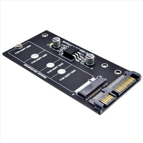 NGFF M.2 Adapter SSD M2 til SATA Udvidelseskort B-nøgleunderstøttelse 30/42 mm 2