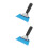 2Pcs Cowhells Squeegee For Glass Mirror Shower Car Windows Blue 3