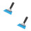 2Pcs Cowhells Squeegee For Glass Mirror Shower Car Windows Blue 7