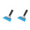 2Pcs Cowhells Squeegee For Glass Mirror Shower Car Windows Blue 5