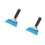 2Pcs Cowhells Squeegee For Glass Mirror Shower Car Windows Blue 2